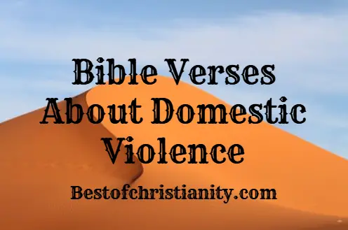 Bible Verses About Domestic Violence