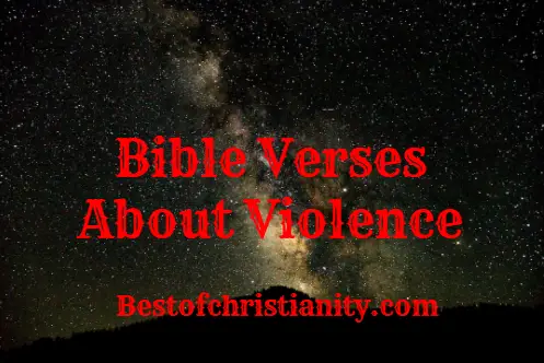 Bible Verses About Violence