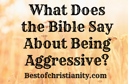 What Does the Bible Say About Being Aggressive