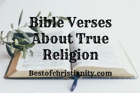 Bible Verses About True Religion